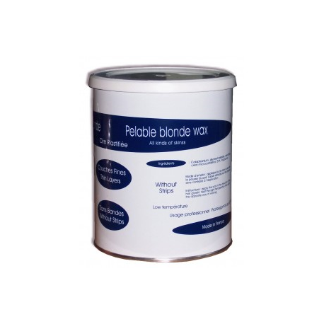 Blonde afpelbare hars potten van 800gr